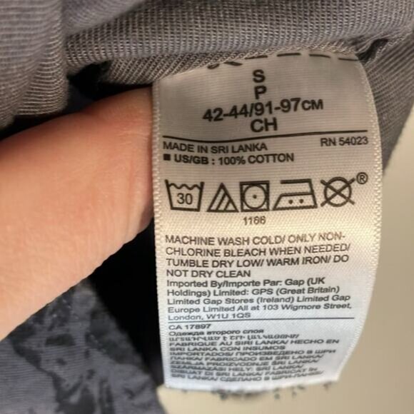 Banana Republic Shirt Mens Small Gray Button Up Luxe Flannel Mountain Print - Picture 4 of 5